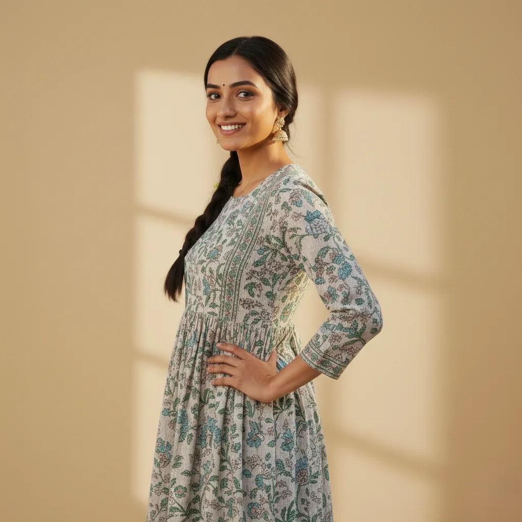 Green Floral Maxi Dress - Image 2