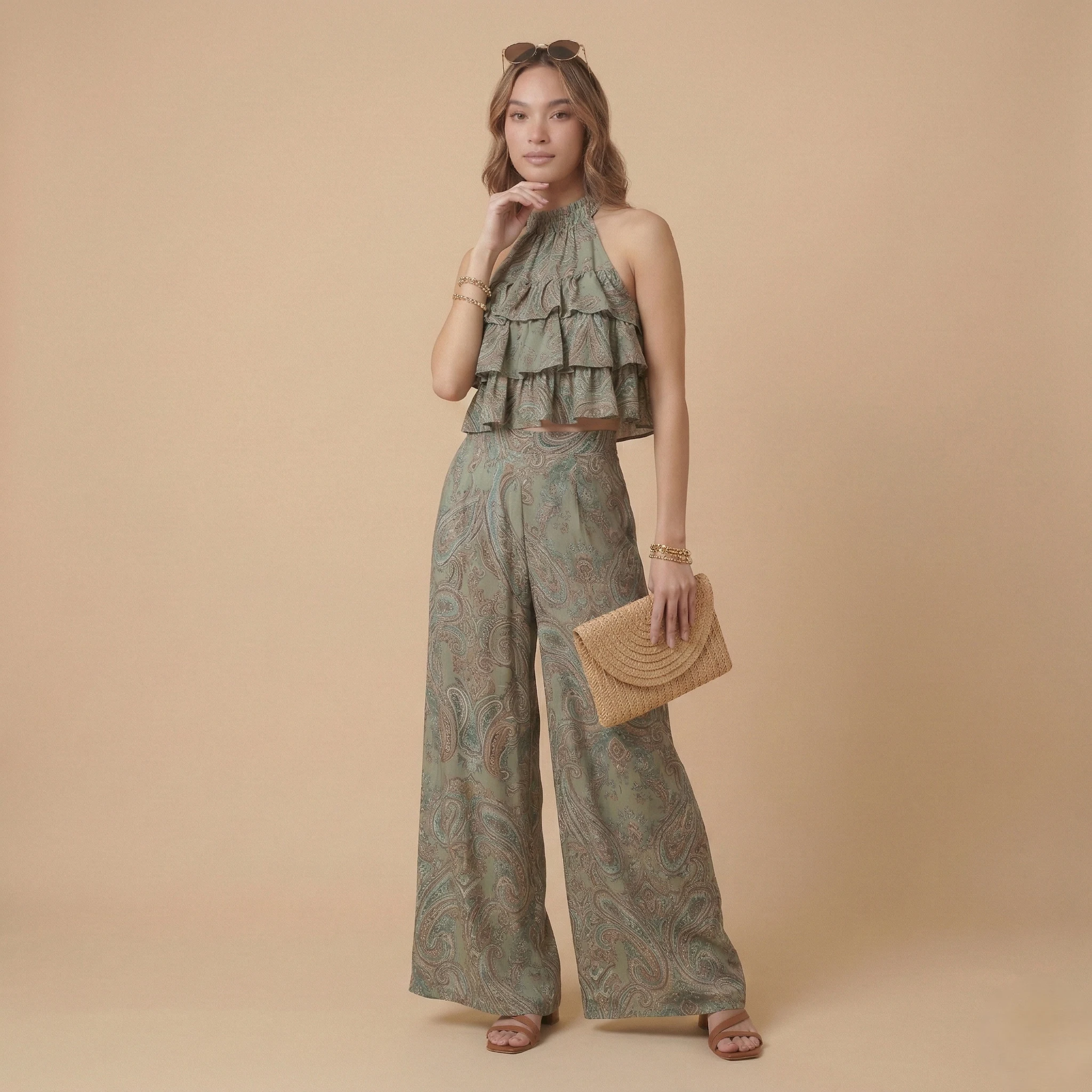 Paisley Print Co-Ord Set - Image 4