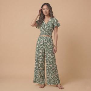 printed co ord set for women