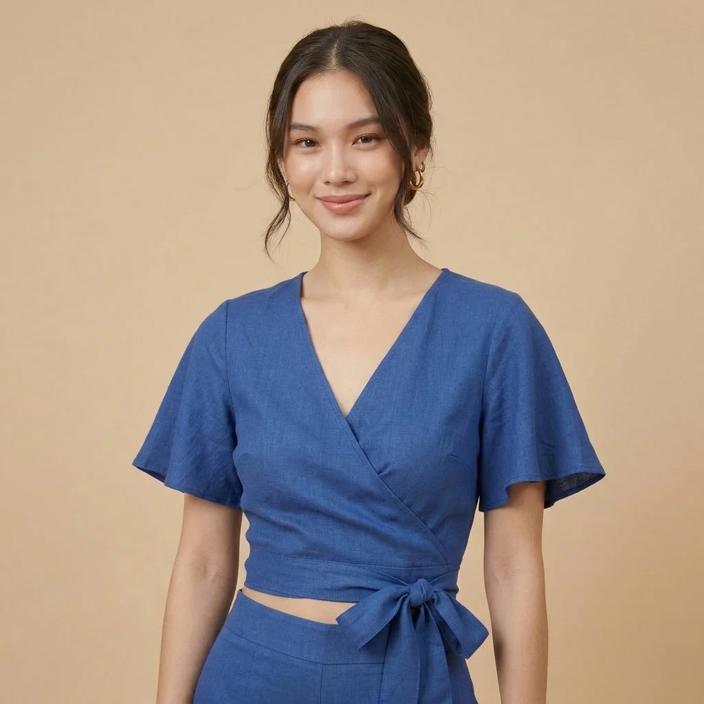 Indigo Linen Co-ord Set - Image 3