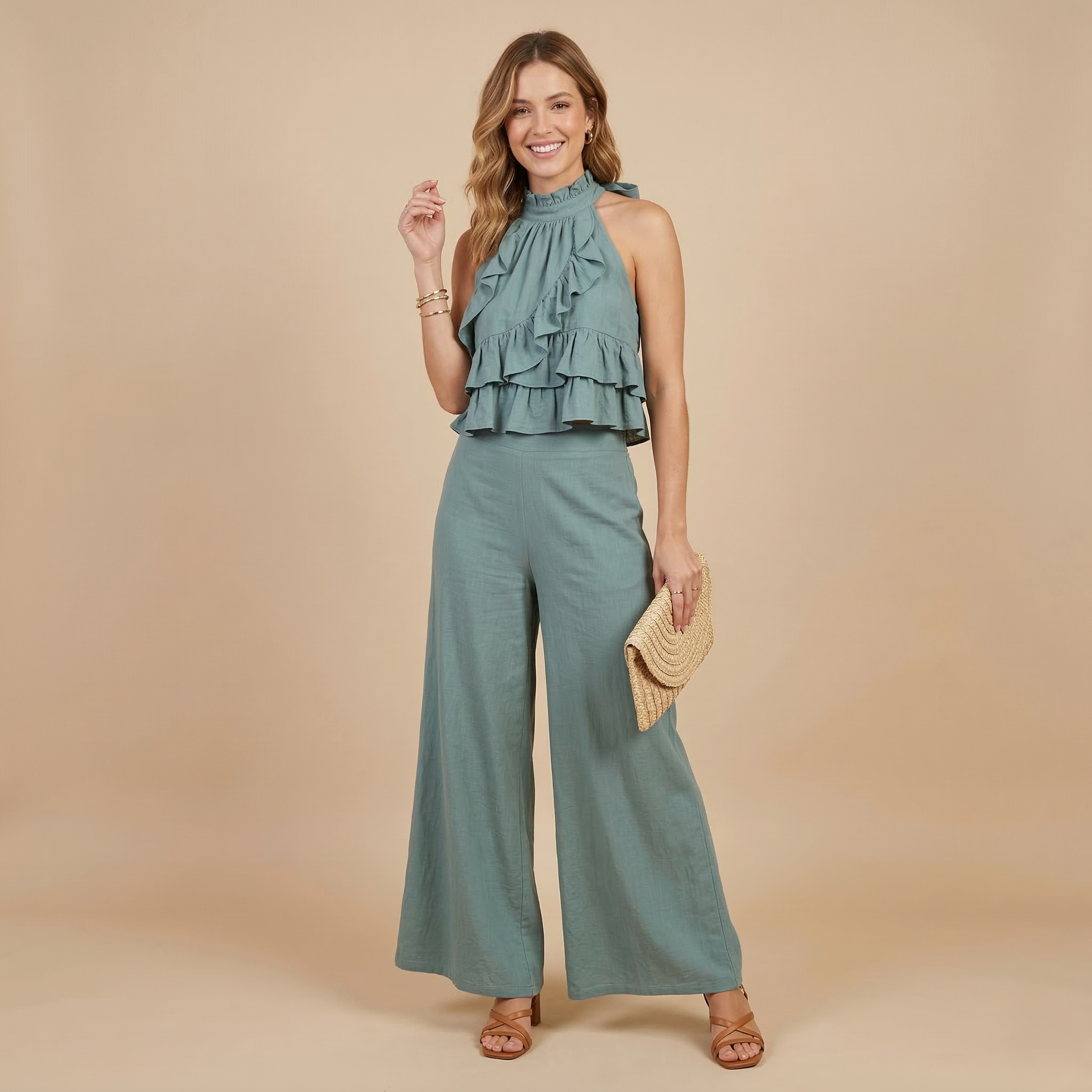 solid co ord set for women