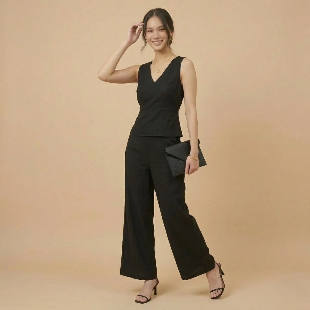 Onyx Linen Co-ord Set - Image 4