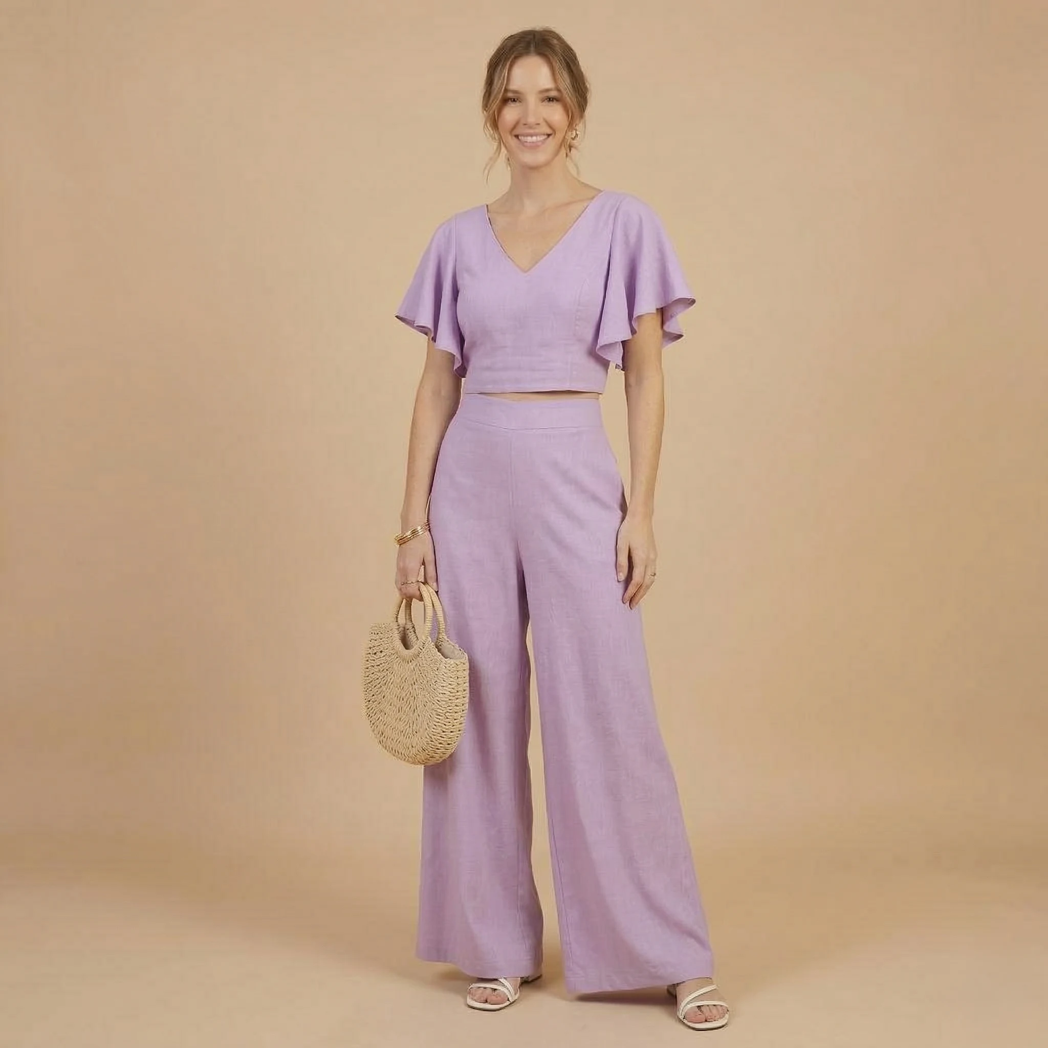 Lavender Flutter Co-ord Set