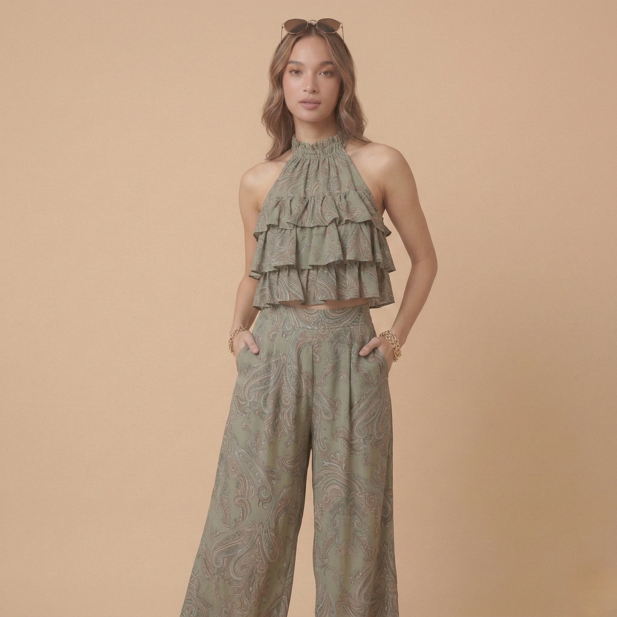 Paisley Print Co-Ord Set - Image 3