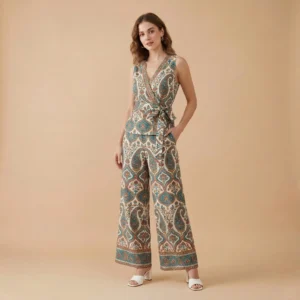 Turquoise Wrap Co-ord Set