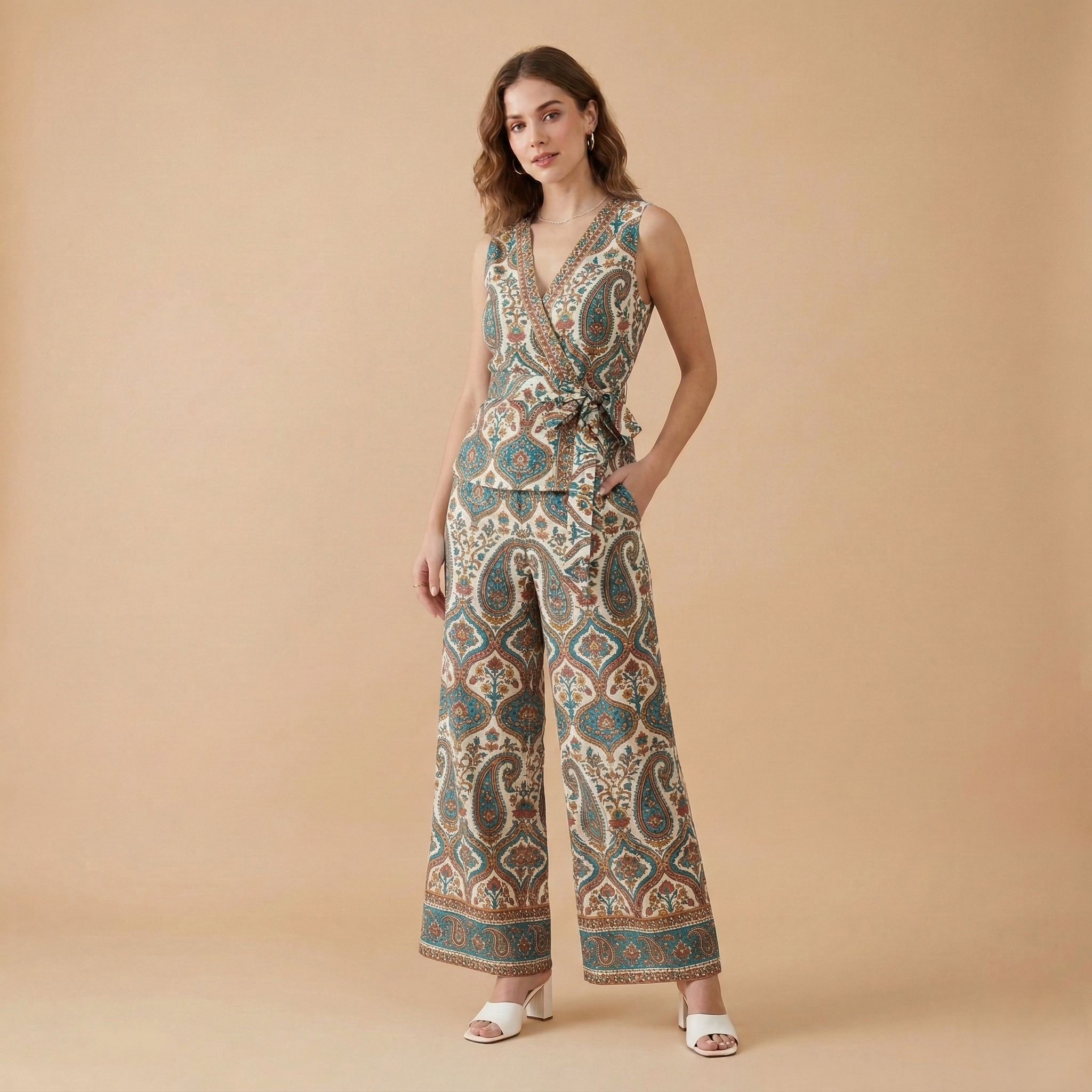 wrap co ord set for women