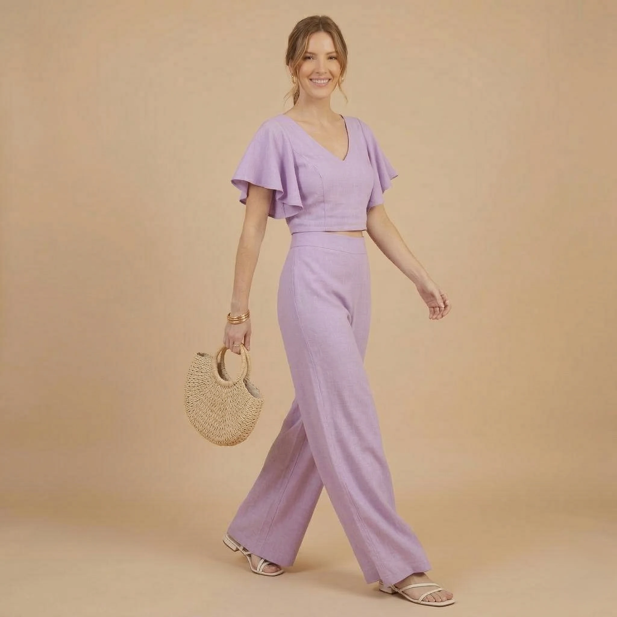 Lavender Flutter Co-ord Set - Image 4